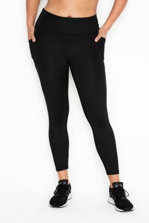 Black Victorias Secret High Waist Leggings | 976410-HQD