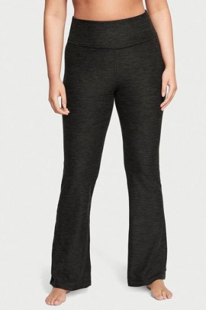 Black Victorias Secret Ribbed Leggings | 247016-OPW