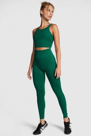 Black Victorias Secret Seamless Rib Leggings | 806492-VNX