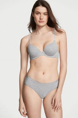 Black Victorias Secret Stretch Cotton Hipster Panties | 796501-PDM