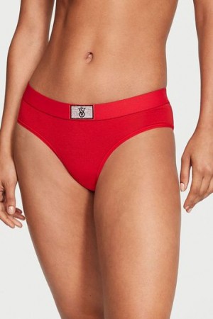 Black Victorias Secret Stretch Cotton Panties | 069514-PEH