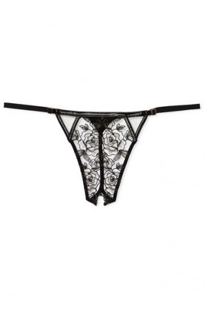 Black Victorias Secret Very Sexy Panties | 425680-LQX