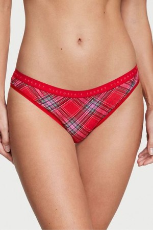 Black / Dark Green Victorias Secret Stretch Cotton Panties | 436982-MIY