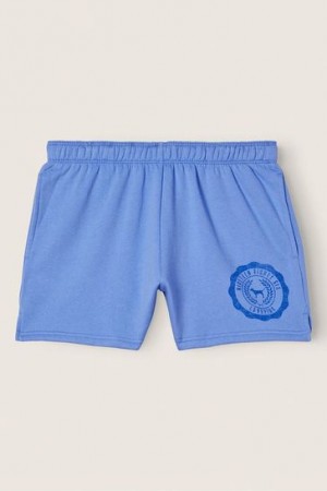 Blue Victorias Secret Foldover Shorts | 647821-MNB