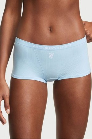 Blue Victorias Secret Short Panties | 795401-SVH