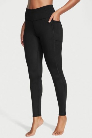 Blue Victorias Secret Waistband Leggings | 897356-KBY