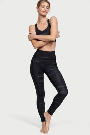 Blue Victorias Secret Waistband Leggings | 063452-JZU