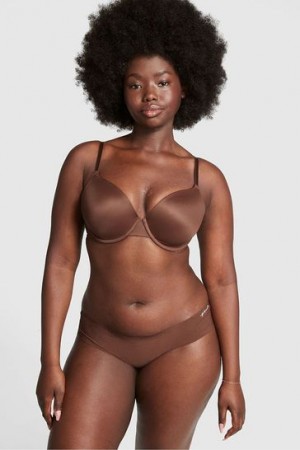 Brown / Beige Victorias Secret Underwire Cups Lightly Lined Bras | 780361-JXZ