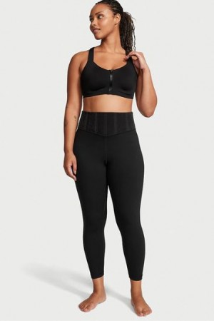 Burgundy / Purple Victorias Secret High Rise 7/8 Leggings | 518672-AGK