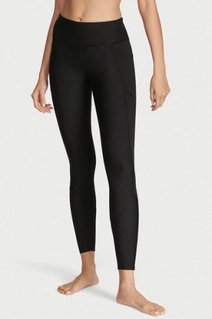 Burgundy / Purple Victorias Secret Waistband Leggings | 296357-SLE