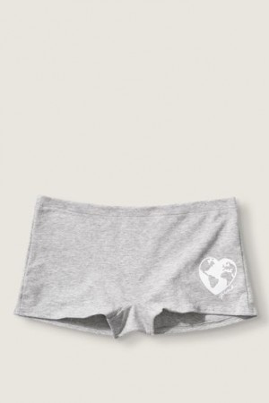 Grey Victorias Secret Cotton Short Panties | 705432-YNM