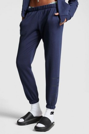 Navy / Blue Victorias Secret Everyday Fleece Classic Joggers | 418320-RFP