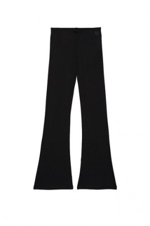 Navy / Blue Victorias Secret Fleece Flare Leggings | 458092-WSF