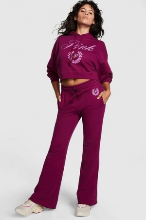 Pink Victorias Secret High Waist Joggers | 579638-TWU