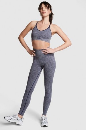 Pink Victorias Secret Logo Leggings | 945068-BYP