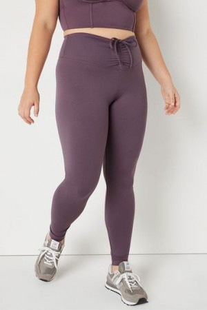 Pink Victorias Secret Soft Ultimate High Waist Ruched V Leggings | 174862-ATZ