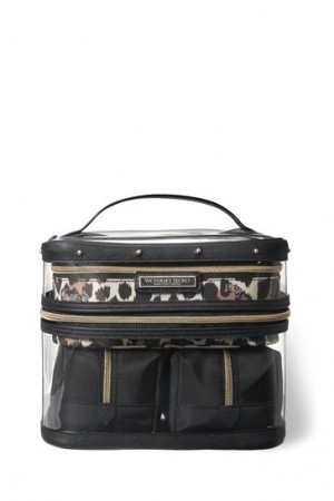 Pink / Stripes Victorias Secret 4 in 1 Makeup Bag | 546218-ASI