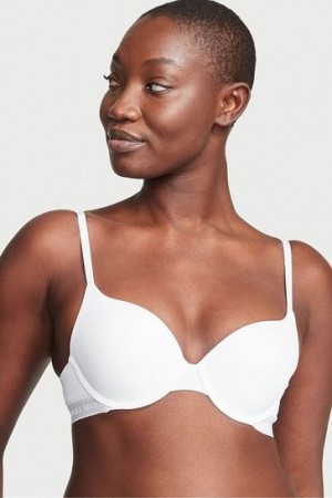 Purple Victorias Secret The T-Shirt Smooth Push Up T-Shirt Bras | 358704-AZB