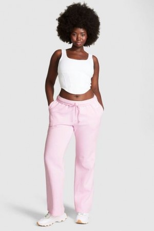 Purple / Pink Victorias Secret Fleece Flare Joggers | 570864-VSG