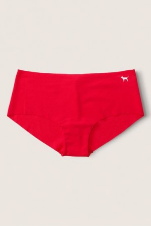 Red Victorias Secret No-Show Smooth Panties | 250169-QPI