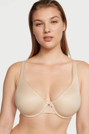 White Victorias Secret Body Bras | 654317-LRU