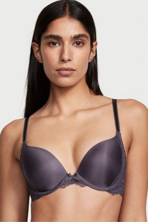 White Victorias Secret Luxe Floral Lace Bras | 359102-IHW
