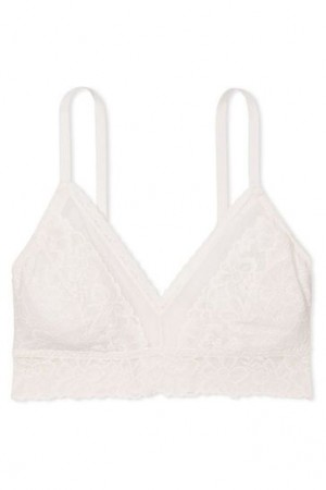 White Victorias Secret Sexy Tee VS Bralette Bras | 862751-NJK